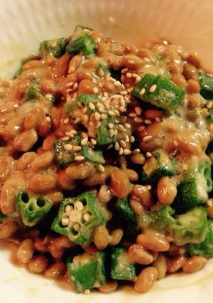 簡単☆納豆オクラ-レシピのメイン写真