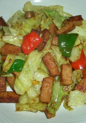 キャベツとスパムのカレー炒め-レシピのメイン写真