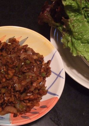 ひき肉のレタス巻き-レシピのメイン写真