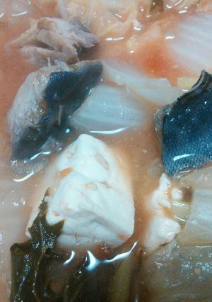 めちゃうま♬塩さばと白菜のトマト煮♡-レシピのメイン写真
