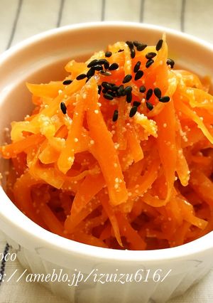 お弁当★１０分で！人参きんぴらたらこ和え-レシピのメイン写真