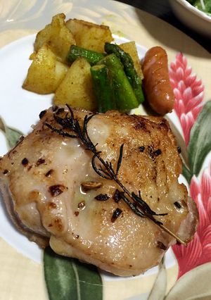 じゃがいもとアスパラカレー炒め-レシピのメイン写真