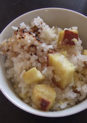 フライパンで？！さつまいもご飯♪-レシピのメイン写真