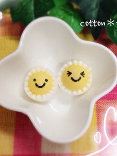うずらフラワーちゃん♡キャラ弁に。-レシピのメイン写真