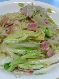 白菜とベーコンの塩焼きそば♪-レシピのメイン写真