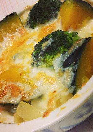 緑黄色野菜のグラタン-レシピのメイン写真