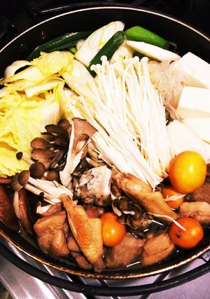 鶏すき焼き。今日は鶏の日、明日は親子丼！-レシピのメイン写真