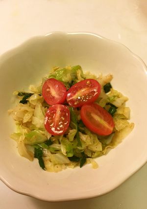 キャベツとニラのあっさり和え物-レシピのメイン写真