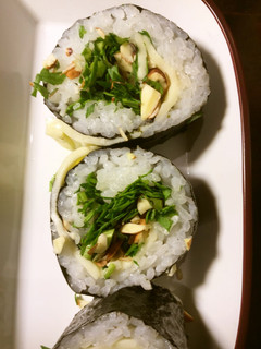 チーズと春菊の海苔巻き-レシピのメイン写真