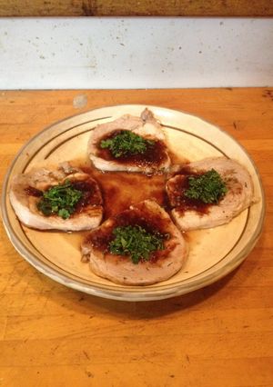 豚肉のソテー、苺ソース掛け-レシピのメイン写真
