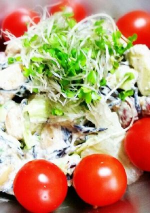 ひじきとミックスビーンズのごまマヨサラダ-レシピのメイン写真
