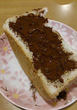食パンにココア&はちみつで大人チョコパン-レシピのメイン写真