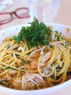 大葉たっぷり!えのきとツナの和風パスタ★-レシピのメイン写真