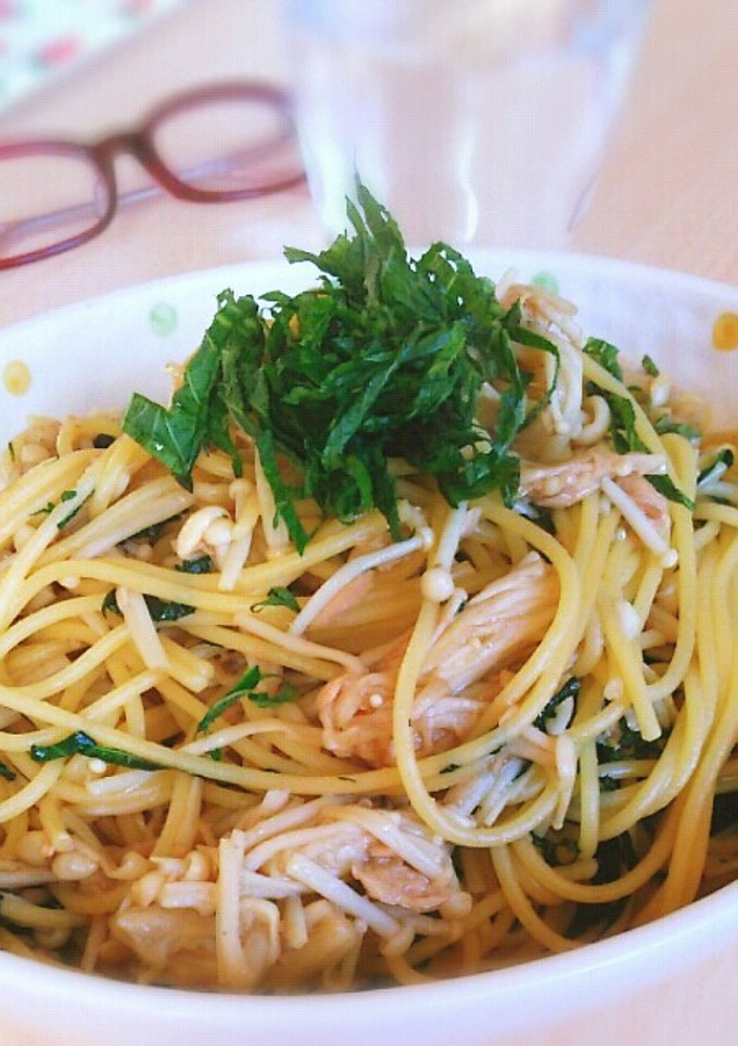 大葉たっぷり！えのきとツナの和風パスタ★-レシピのメイン写真
