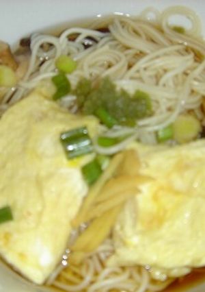 ショウガが効いてる♪あったかにゅうめん-レシピのメイン写真