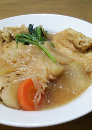 もち巾着の簡単！煮物-レシピのメイン写真