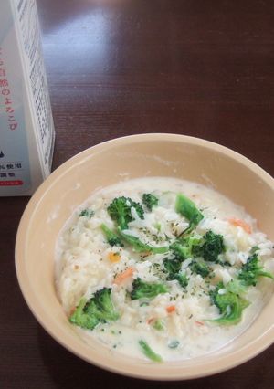 レンジで簡単♪ミルクリゾット-レシピのメイン写真
