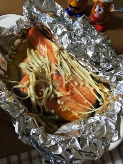 手間いらず鮭のえのきバター焼き-レシピのメイン写真