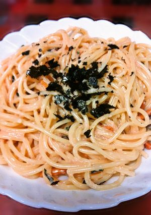 手抜き♪お茶漬☆明太子スパゲティ-レシピのメイン写真