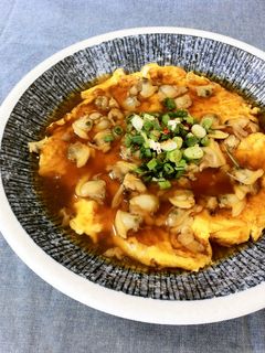 あさりのあんかけ卵-レシピのメイン写真