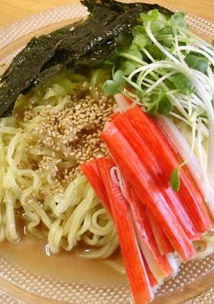 マルちゃん正麺冷し中華☆豆乳ちょい足し-レシピのメイン写真