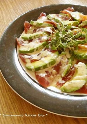マグロとアボカドのカルパッチョ風-レシピのメイン写真