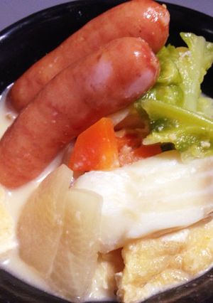 簡単まろやか♪味噌クリーム鍋☆-レシピのメイン写真