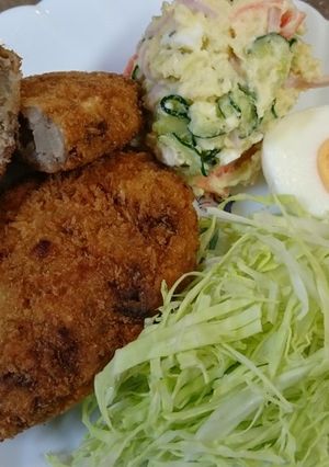 ザクっとジューシーメンチカツ！-レシピのメイン写真