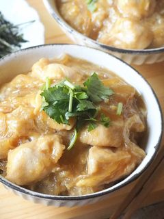 卵1つで簡単!ふわとろ卵の親子丼✿-レシピのメイン写真