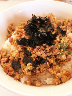 ランチに^ ^簡単で美味しい納豆丼-レシピのメイン写真