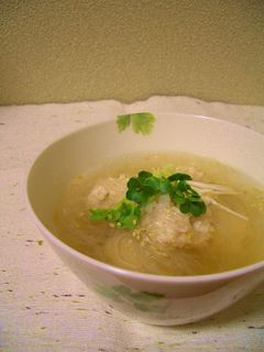 ナンプラー入り鶏だんごスープ-レシピのメイン写真