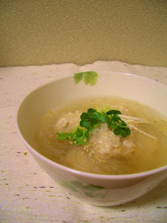 ナンプラー入り鶏だんごスープ-レシピのメイン写真
