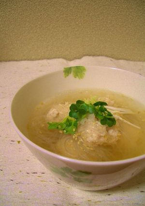 ナンプラー入り鶏だんごスープ-レシピのメイン写真