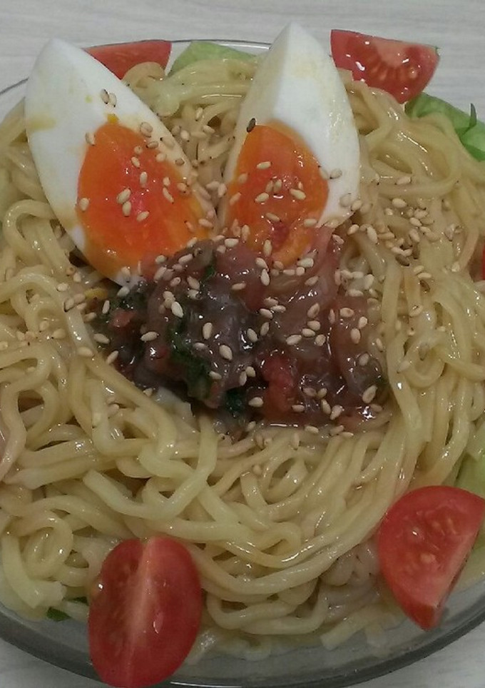 梅でさっぱり☆ゴマだれ冷やし中華-レシピのメイン写真
