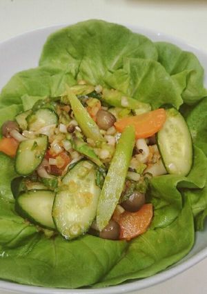 人参と香味野菜のトスサラダ-レシピのメイン写真