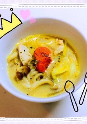 ダイエット♫味噌豆乳スープ-レシピのメイン写真