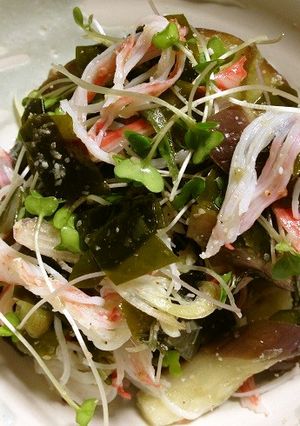 さっぱり蒸し茄子の胡麻酢和え-レシピのメイン写真