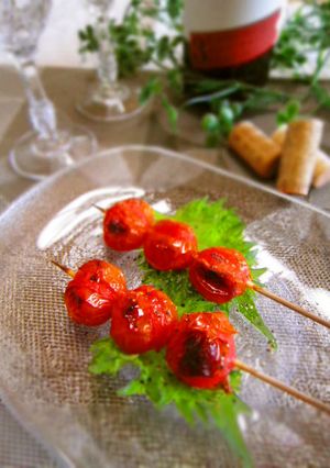 ✿ミニトマトの甘~い串焼き✿-レシピのメイン写真