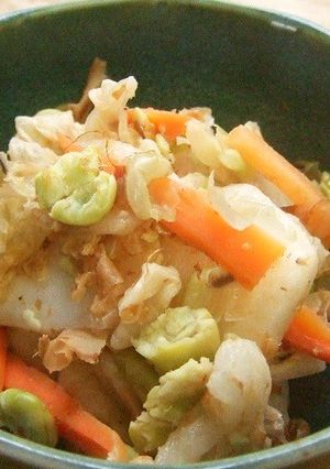 白菜漬けの炒め物-レシピのメイン写真