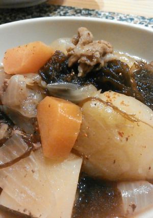 もずく楽部*もずく入り肉じゃが-レシピのメイン写真