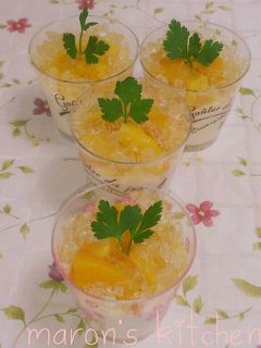 フルーツの缶詰で♡ヨーグルトムース-レシピのメイン写真
