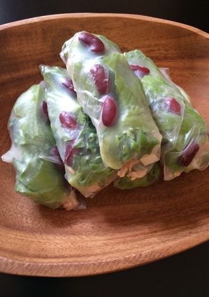お豆の生春巻き-レシピのメイン写真