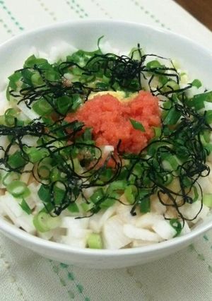 忙しい女性にピッタリ！「めんたい美肌丼」-レシピのメイン写真