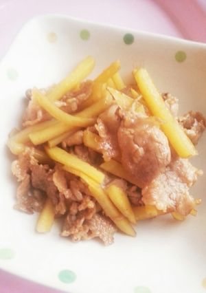 新じゃがと豚こまのささっと炒め-レシピのメイン写真