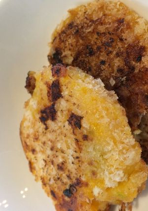 時短簡単！かぼちゃとチーズの焼きコロッケ-レシピのメイン写真