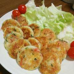 รูปของ チーズin♡はんぺんと豆腐の簡単おつまみ