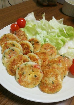 チーズin♡はんぺんと豆腐の簡単おつまみ-レシピのメイン写真