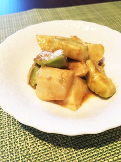 長芋とアボカドのわさびあえ-レシピのメイン写真