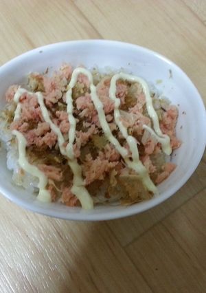 激うま♡鮭マヨおかか丼-レシピのメイン写真