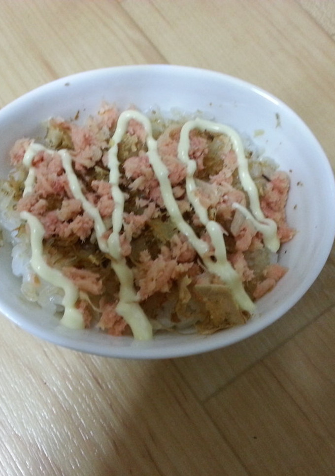 激うま♡鮭マヨおかか丼-レシピのメイン写真